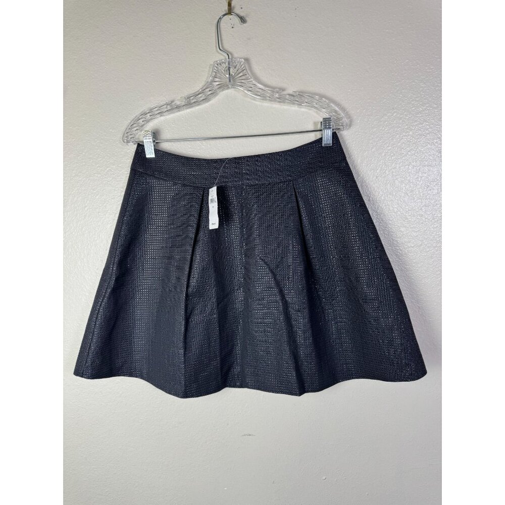 NEW Banana Republic Womens Textured Black Skirt‎ Size 6 Career dark Corporate